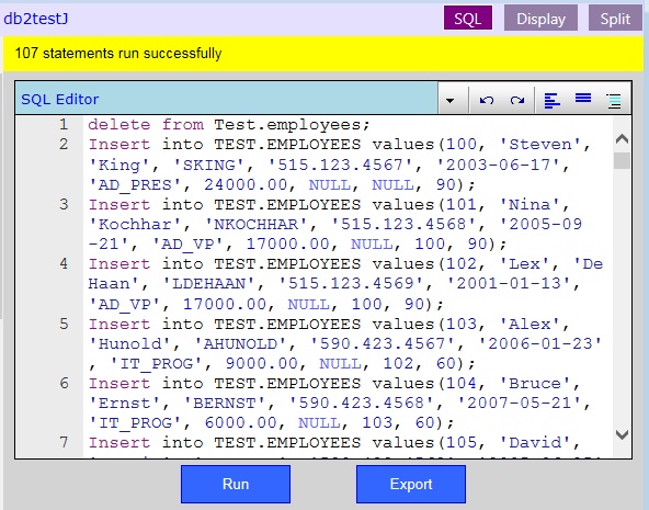 sql script summarize tool